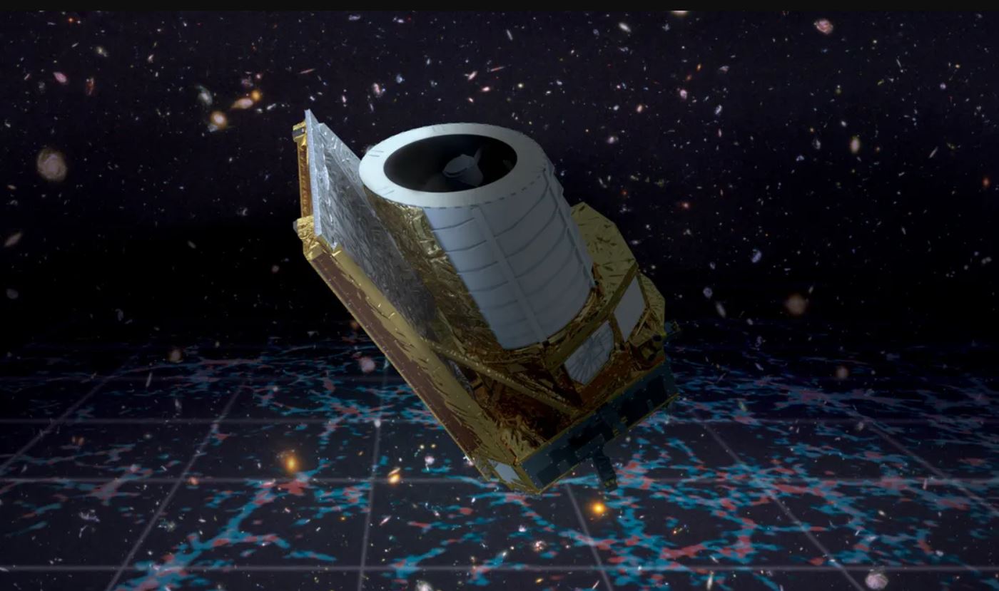 космический телескоп Euclid и воиды, научное изображение