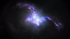 Изображение: Двойной квазар, снятый телескопом Хаббл