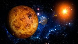Венера в космосе художественное изображение