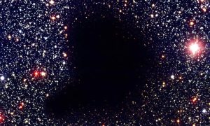 размеры воидов vs галактики, инфографика, научный стиль