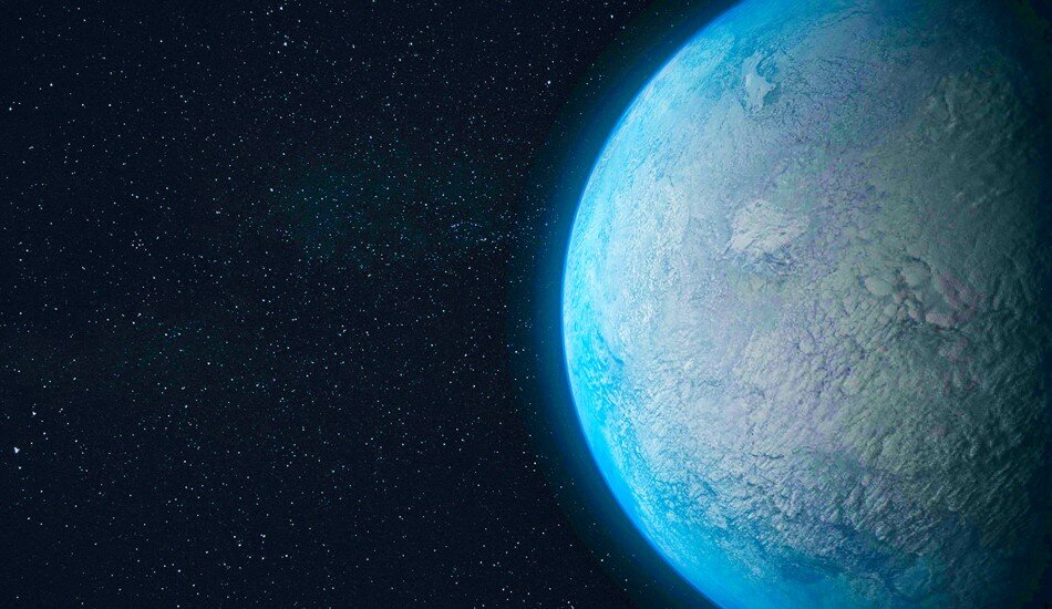 планета K2-18b художественное изображение